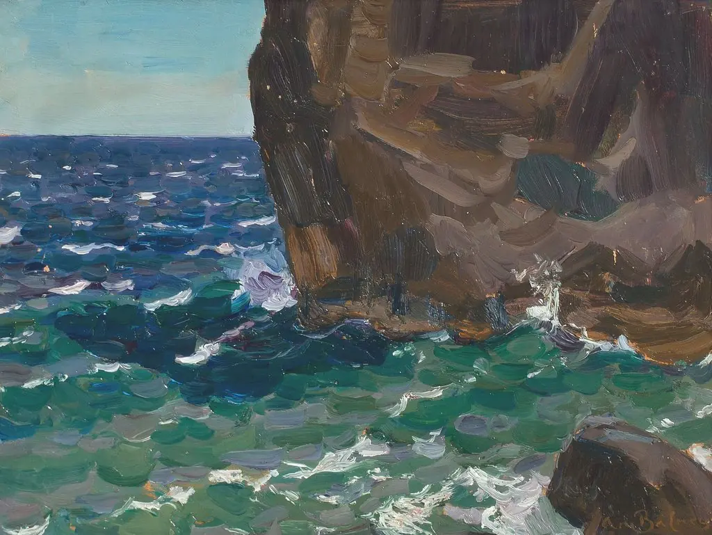 Crimea. Surf at the Diva Rock