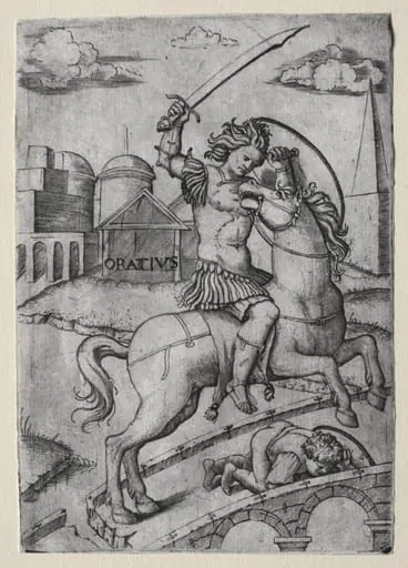 Horatius Cocles Defending the Sublician Bridge