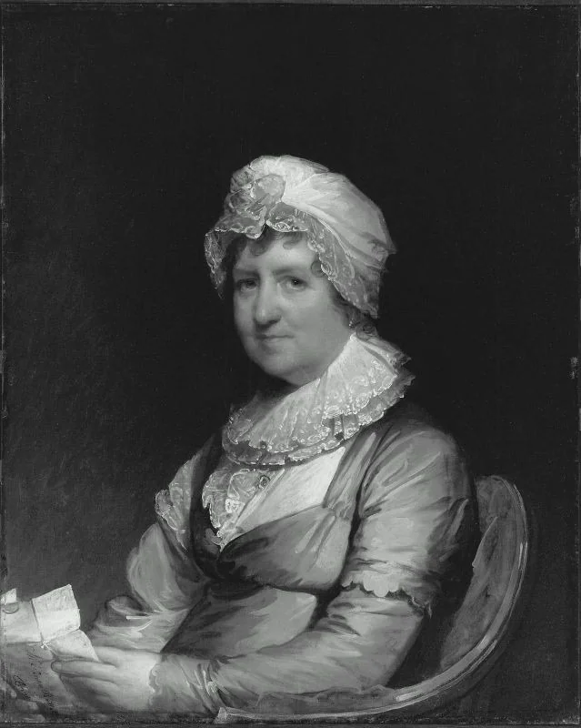 Mrs. Ebenezer Battelle (Anna Durant)., by Gilbert Stuart, oil, 1810