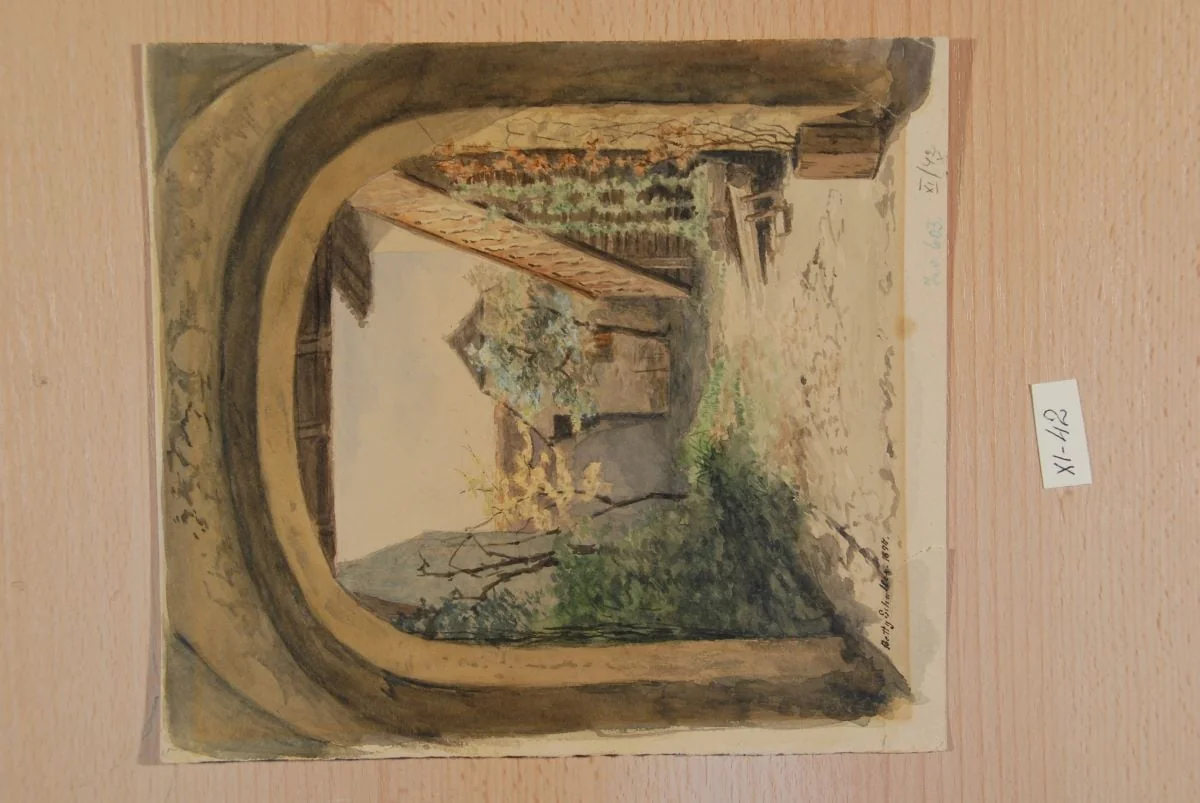 Curte veche din Sibiu, by Betty Schuller