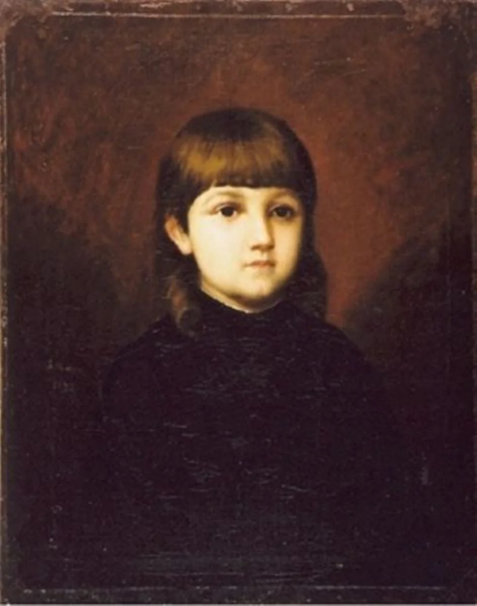Portret de copil, by Sava Henția, unspecified, 1886