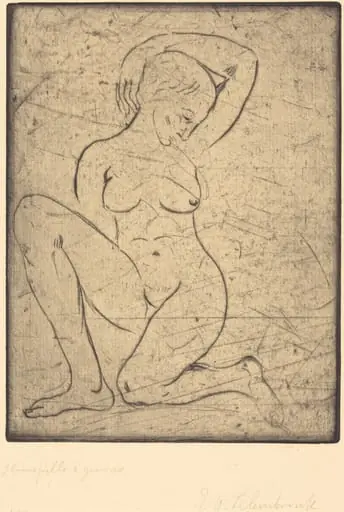 Kneeling, Small (Kniende, klein)