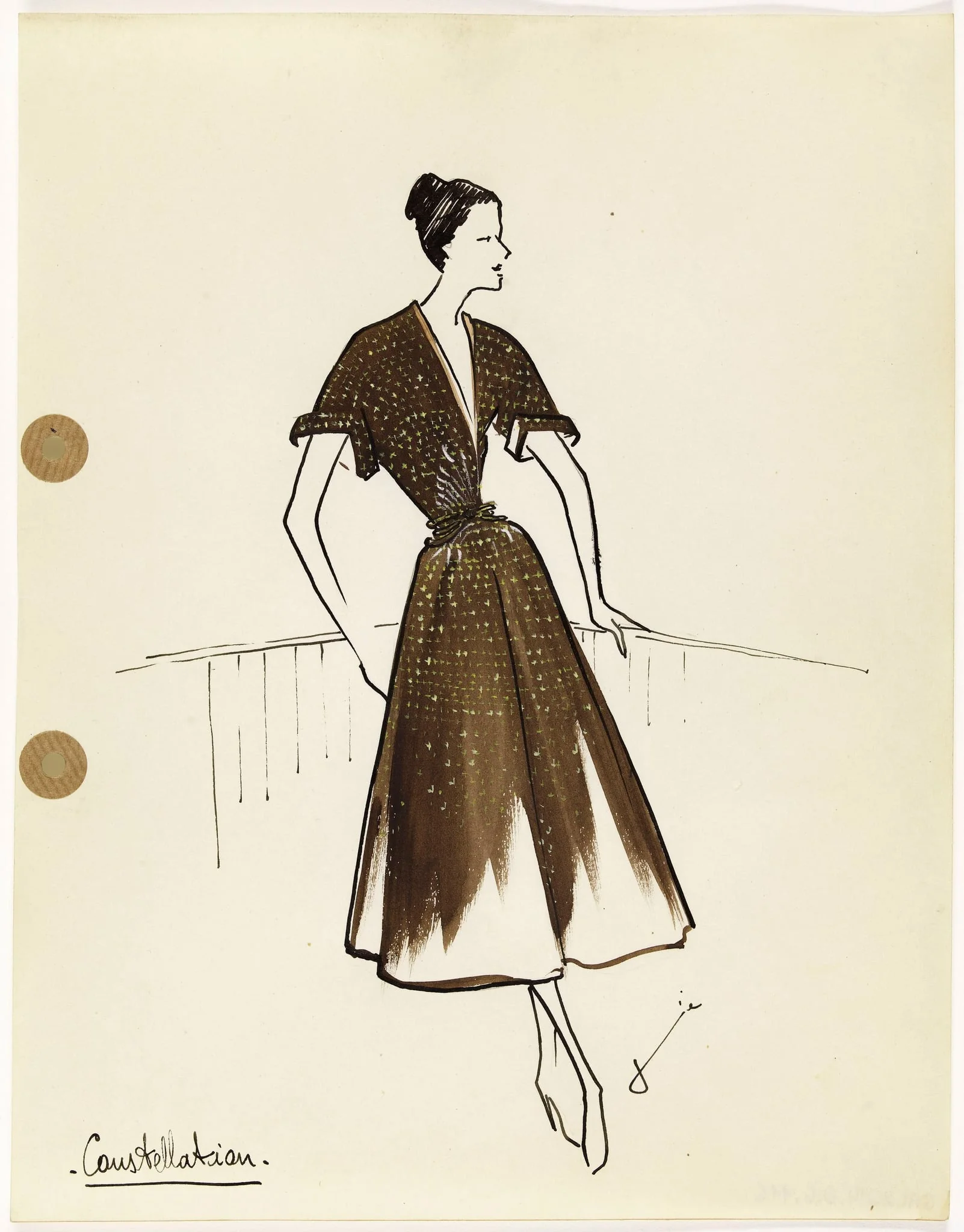 'Constellation', by Marie-Louise Carven, 1949