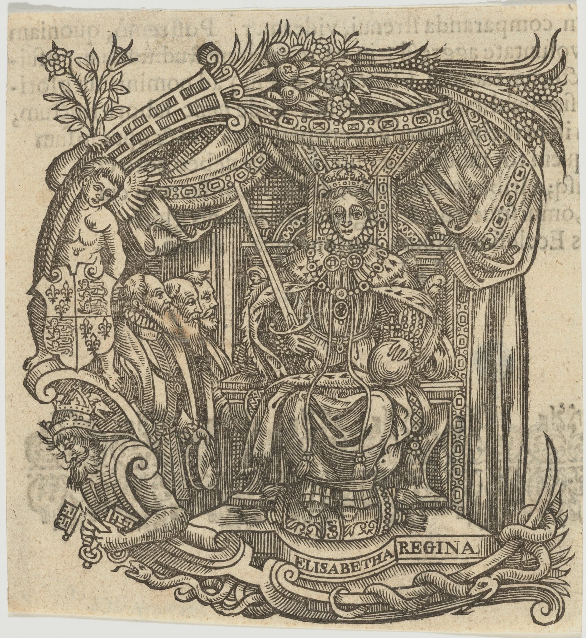 Queen Elizabeth Memorial, by Unknown 19th Century, ink, 1850