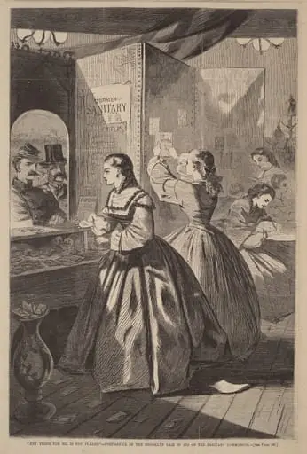 "Any Thing for Me, If You Please?" - Post Office of the Brooklyn Fair in Aid of the Sanitary Commission
