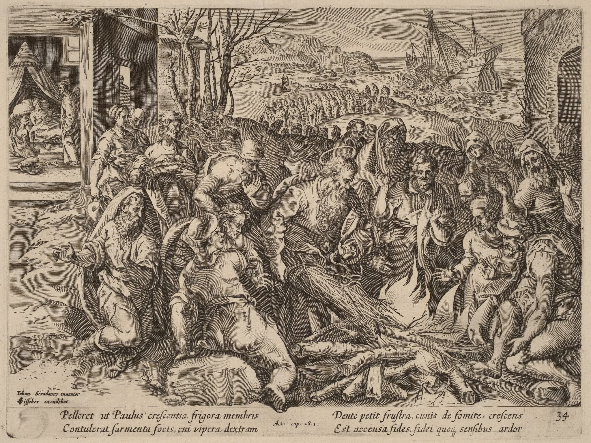 Saint Paul Shipwrecked on the Island of Melita