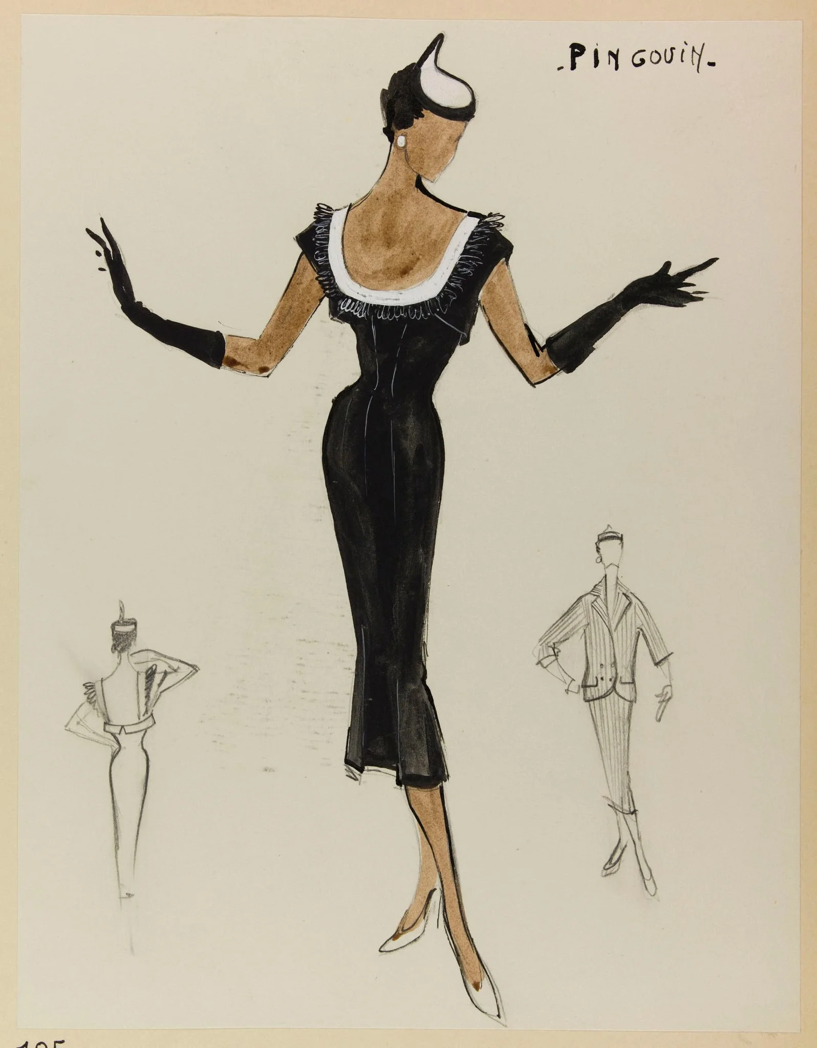 Pingouin, by Carven, 1953