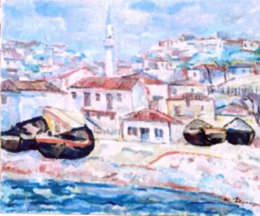 Vederea Balcicului dinspre mare