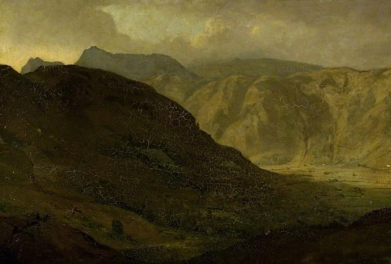 Langdale Pikes from near Crinkle Crags
