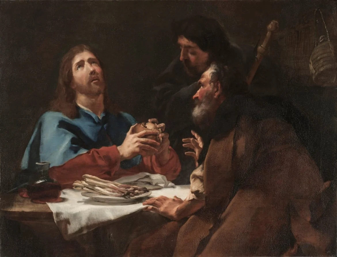 The Supper at Emmaus, by Giovanni Battista Piazzetta, unspecified, 1720
