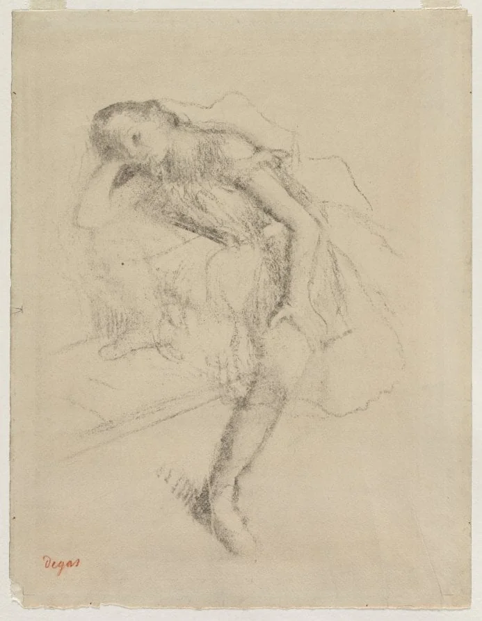 Dancer at Rest, by Edgar Degas, 1895