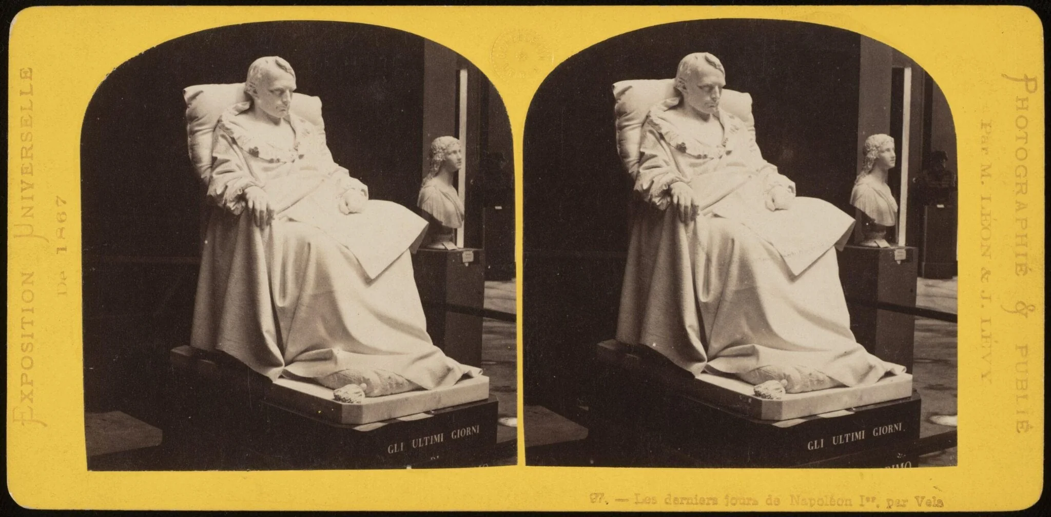 The last days of Napoleon 1st, by M. Leon and J. Levy, photographic, 1867