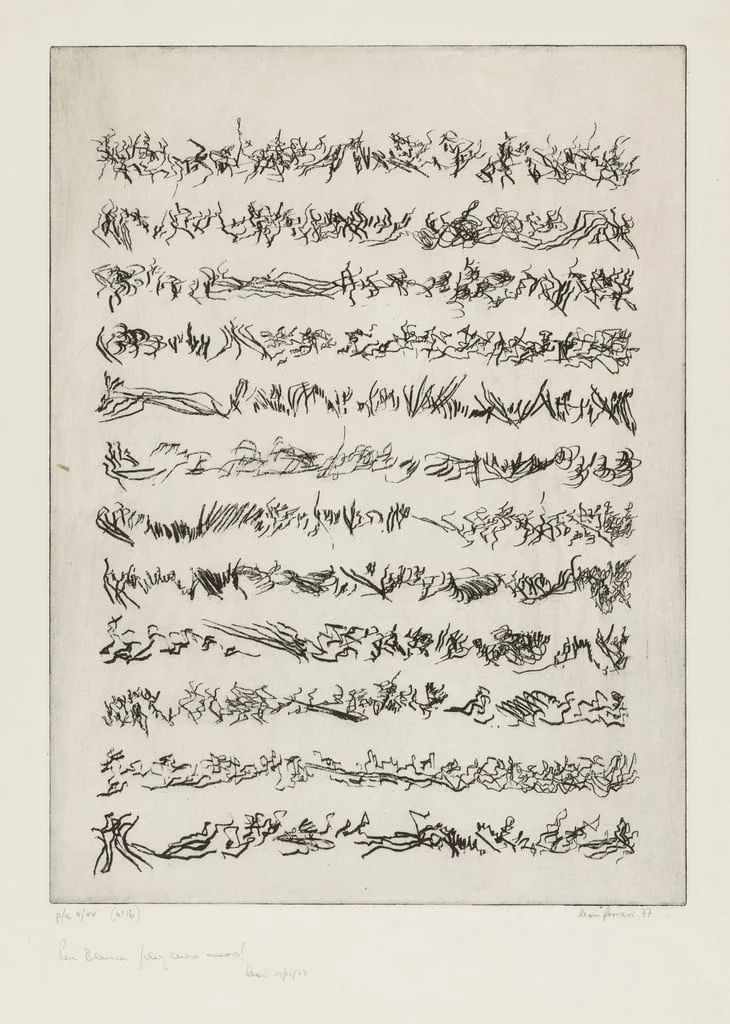 Untitled, by León Ferrari, ink, 1977