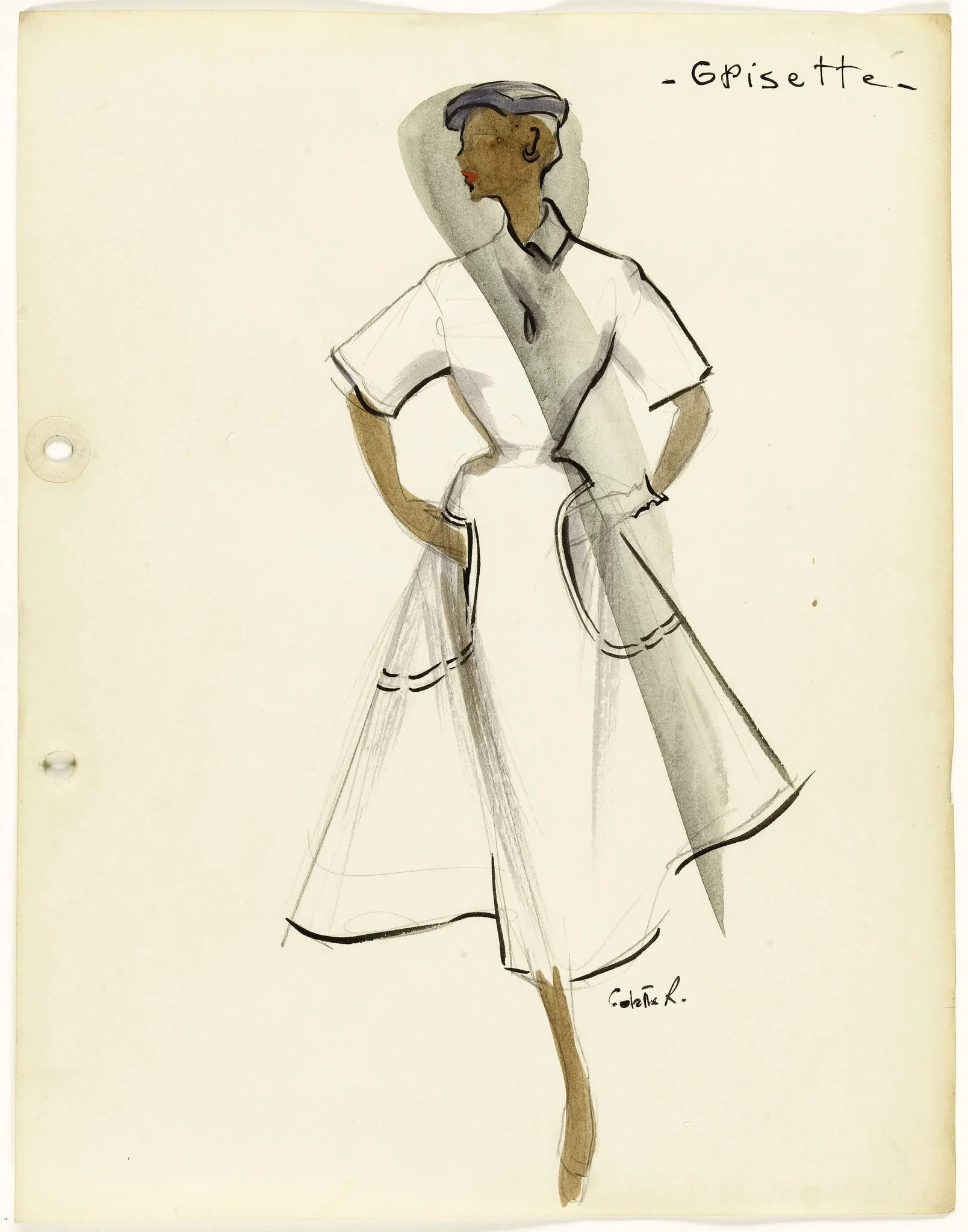 'Grisette', by Marie-Louise Carven, 1951