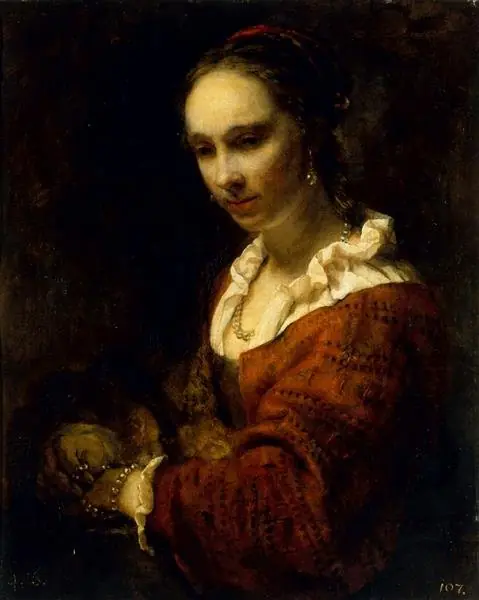 Young Woman with a Pearl Necklace