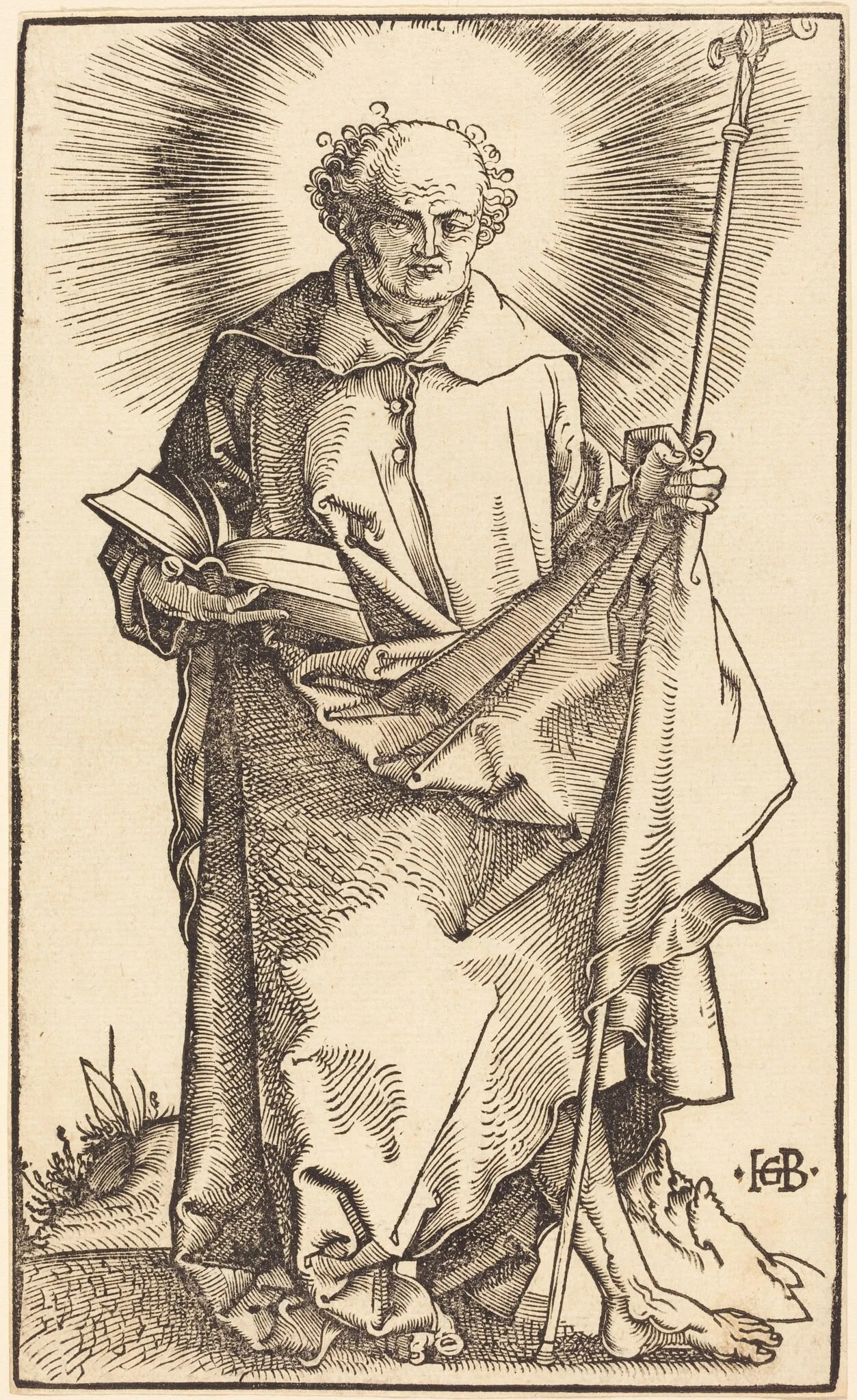 Saint Philip, by Hans Baldung Grien, ink, 1519