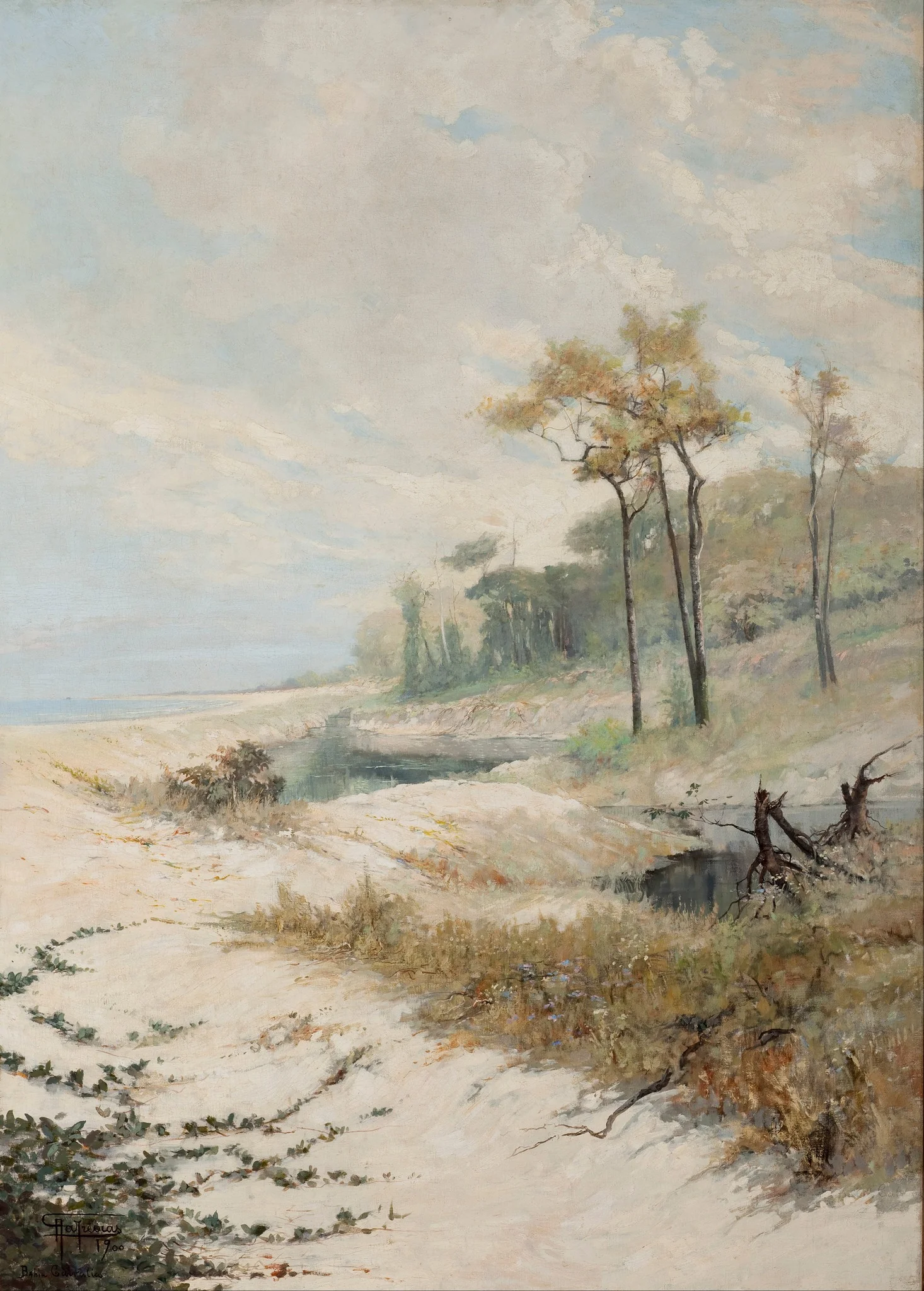 Cabrália Bay, by Antônio Parreiras, oil, 1900