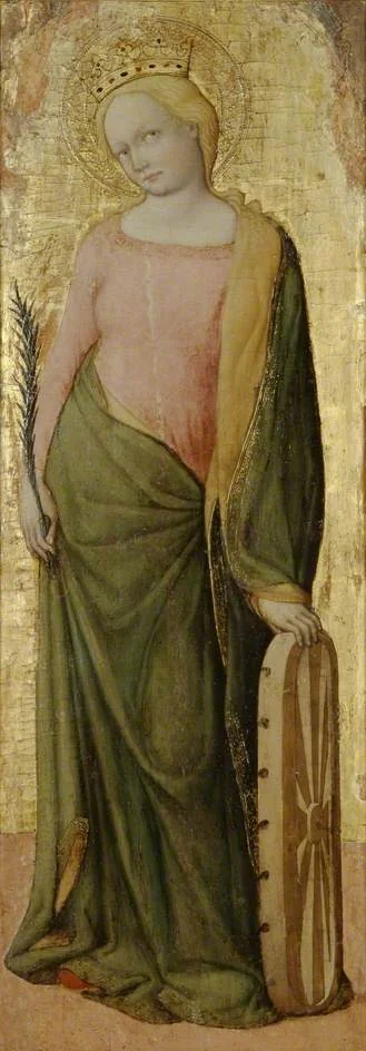 St Catherine of Alexandria, by Francesco de' Franceschi, unspecified, 1473