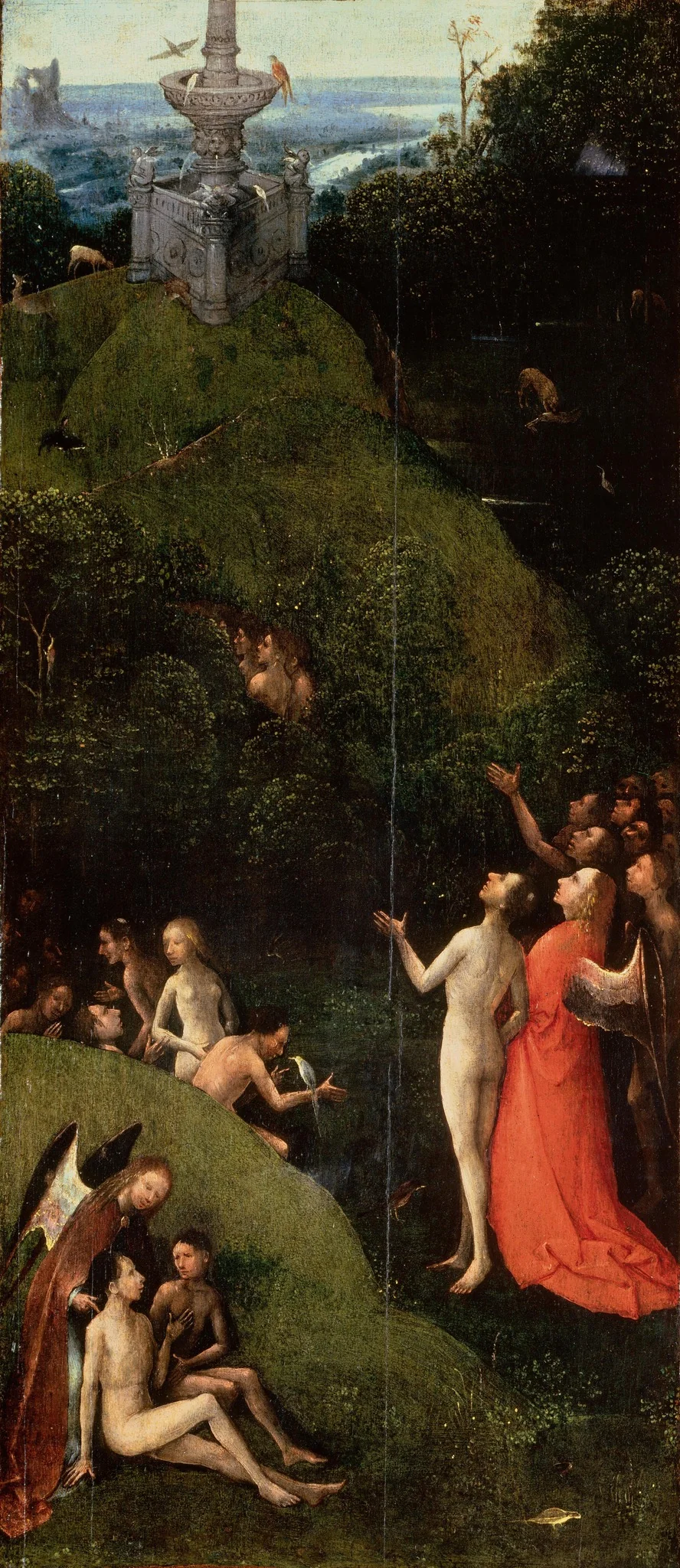 Visions of the Hereafter: Terrestrial Paradise, by Hieronymus Bosch, oil, 1500