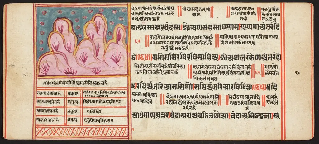 Tantric Manuscript, "Sangrahani Sutra"