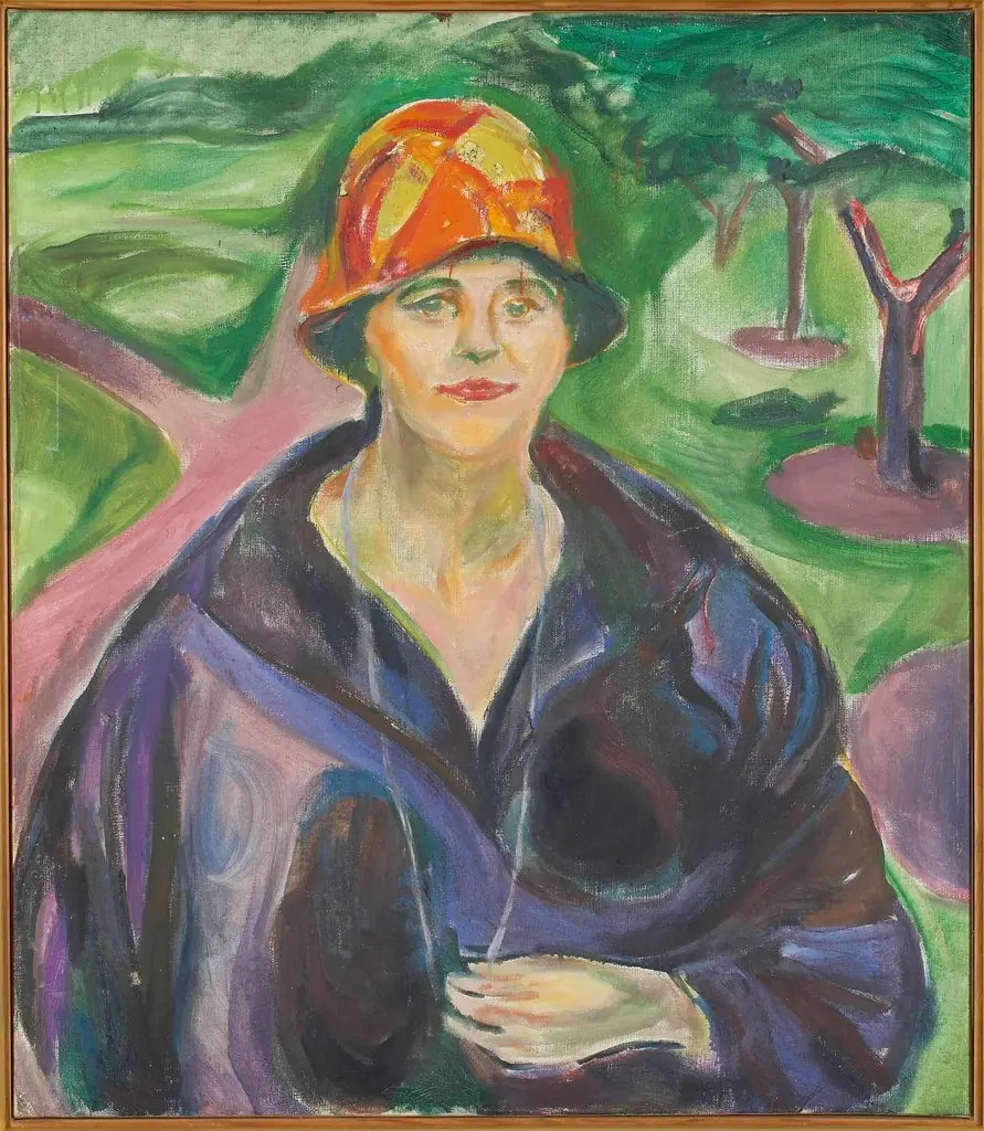 Woman in a Blue Coat