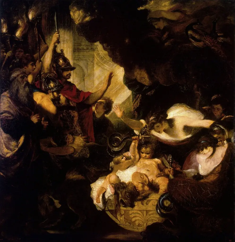 Infant Hercules Strangling the Serpents
