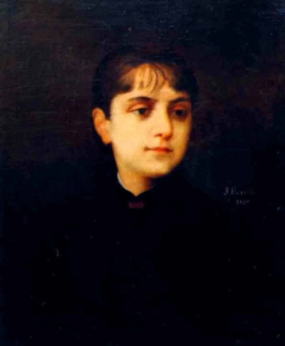 Julia Hasdeu, by Sava Henția, unspecified, 1889