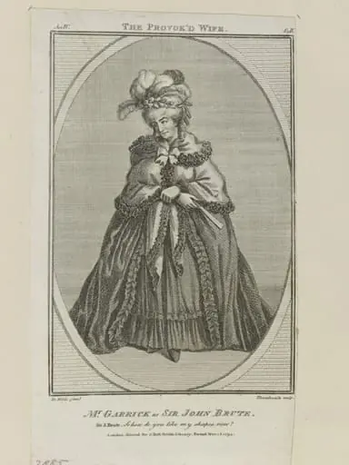Mr. Garrick as Sir John Brute