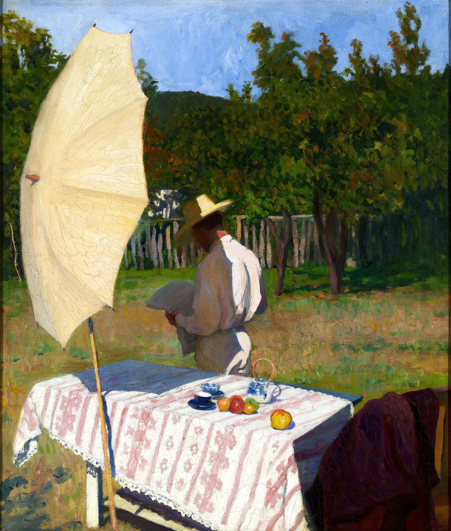 October, by Károly Ferenczy, oil, 1903