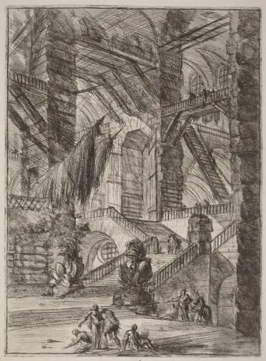 The Staircase with Trophies