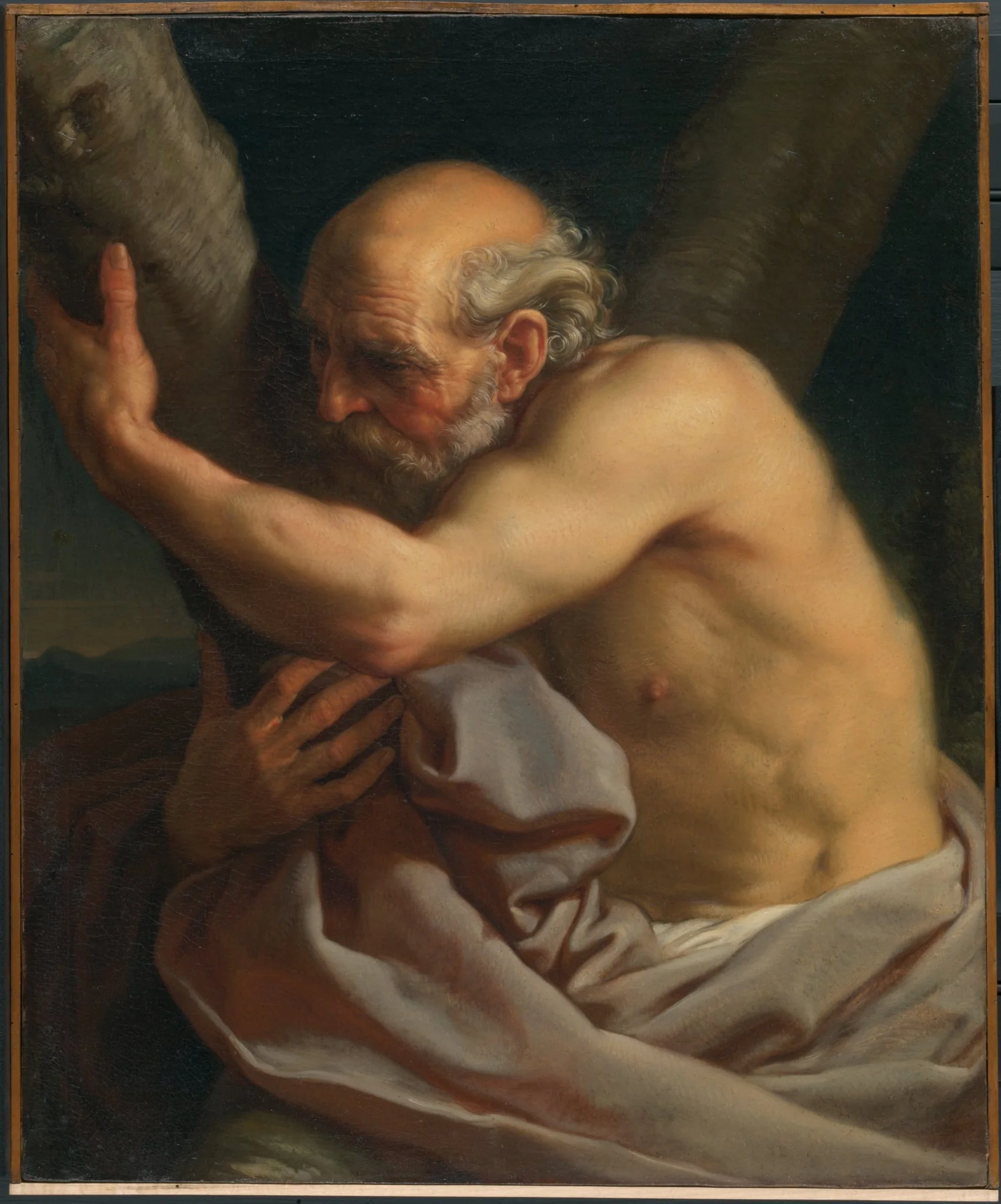 Saint Andrew, by Pompeo Batoni, oil, 1742