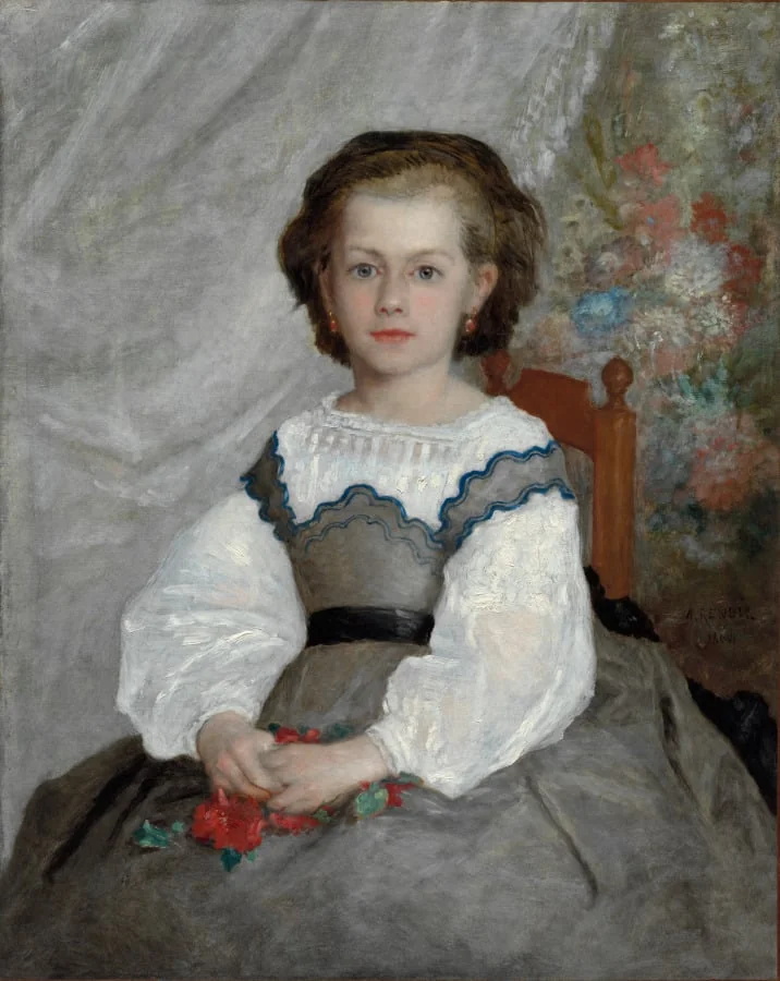 Romaine Lacaux, by Auguste Renoir, unspecified, 1864