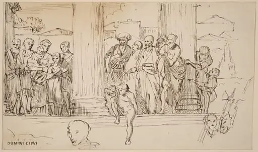 Study after Domenichino