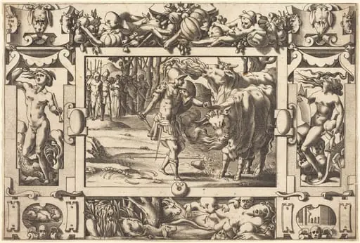 Jason Tames the Two Bulls of Mars