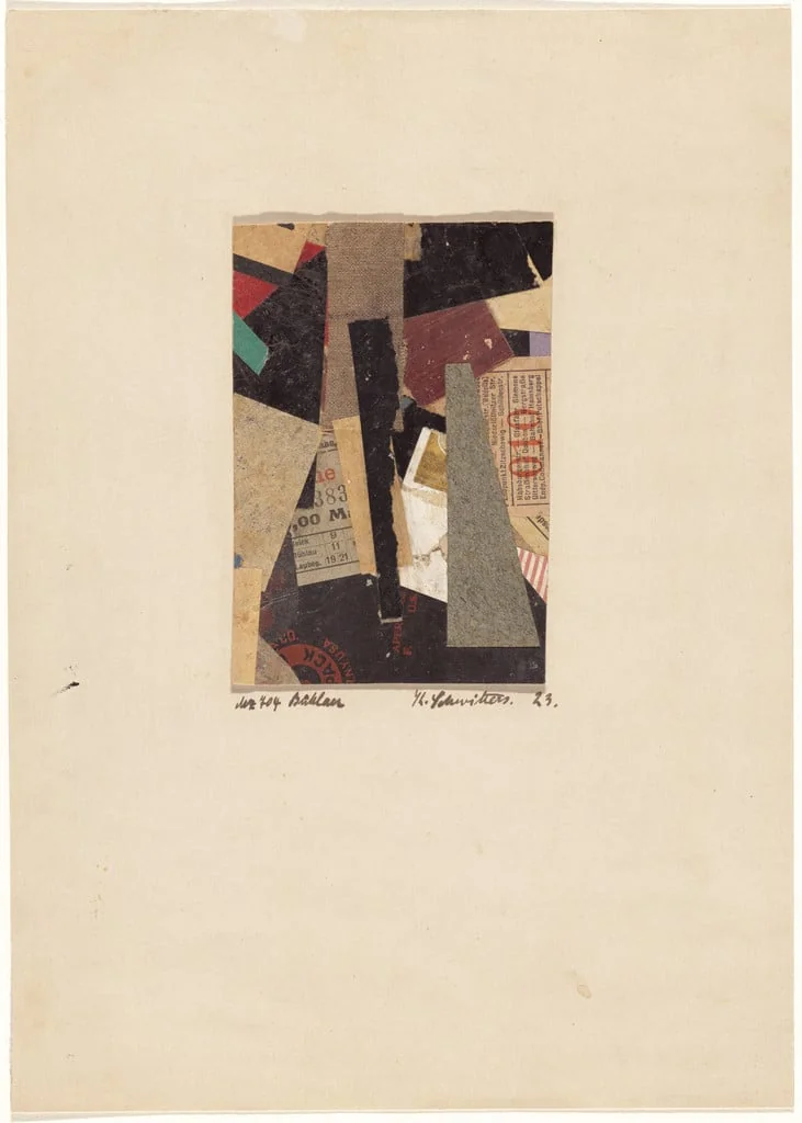 Untitled, by Kurt Schwitters, paint, 1923