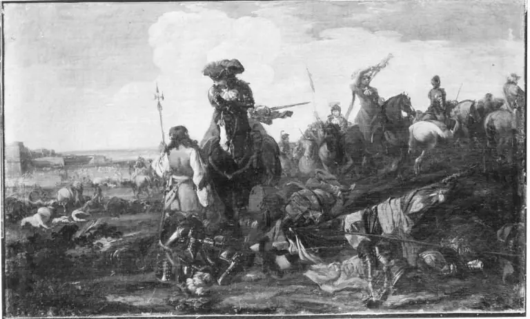 Battle scene