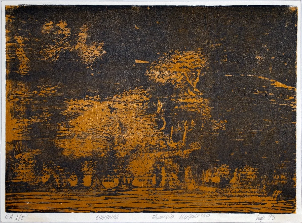 Olive grove, by Malapetsa Sotria, 1993