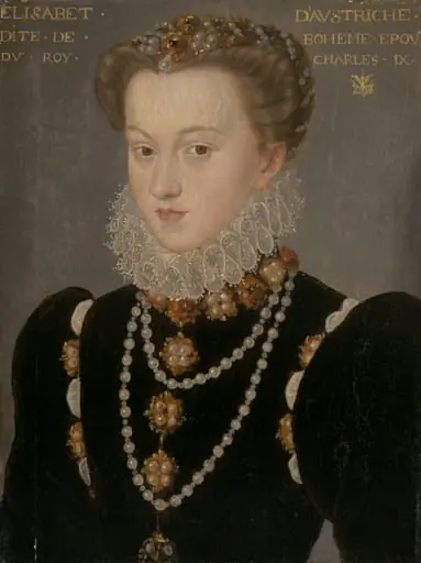 Portrait of Elizabeth of Austria, Wife of King Charles IX of France