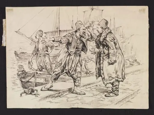 Scene on the Quay at Salonika