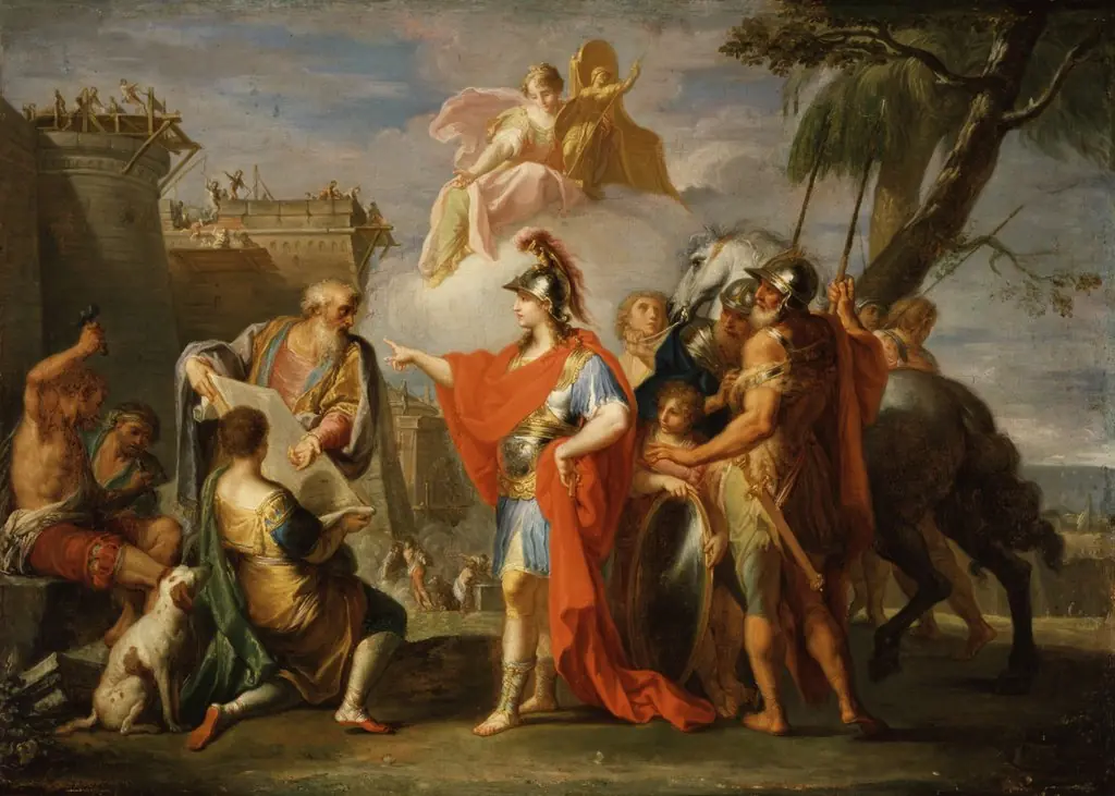 Alexander the Great Founding Alexandria