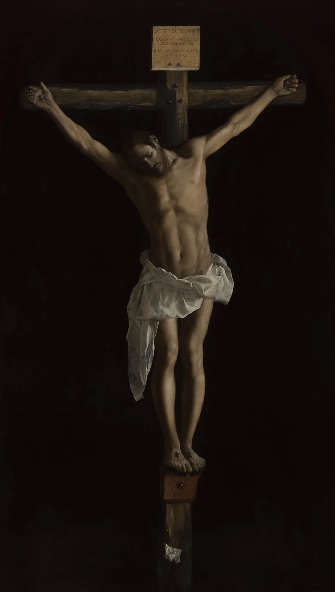 The Crucifixion, by Francisco de Zurbarán, oil, 1627