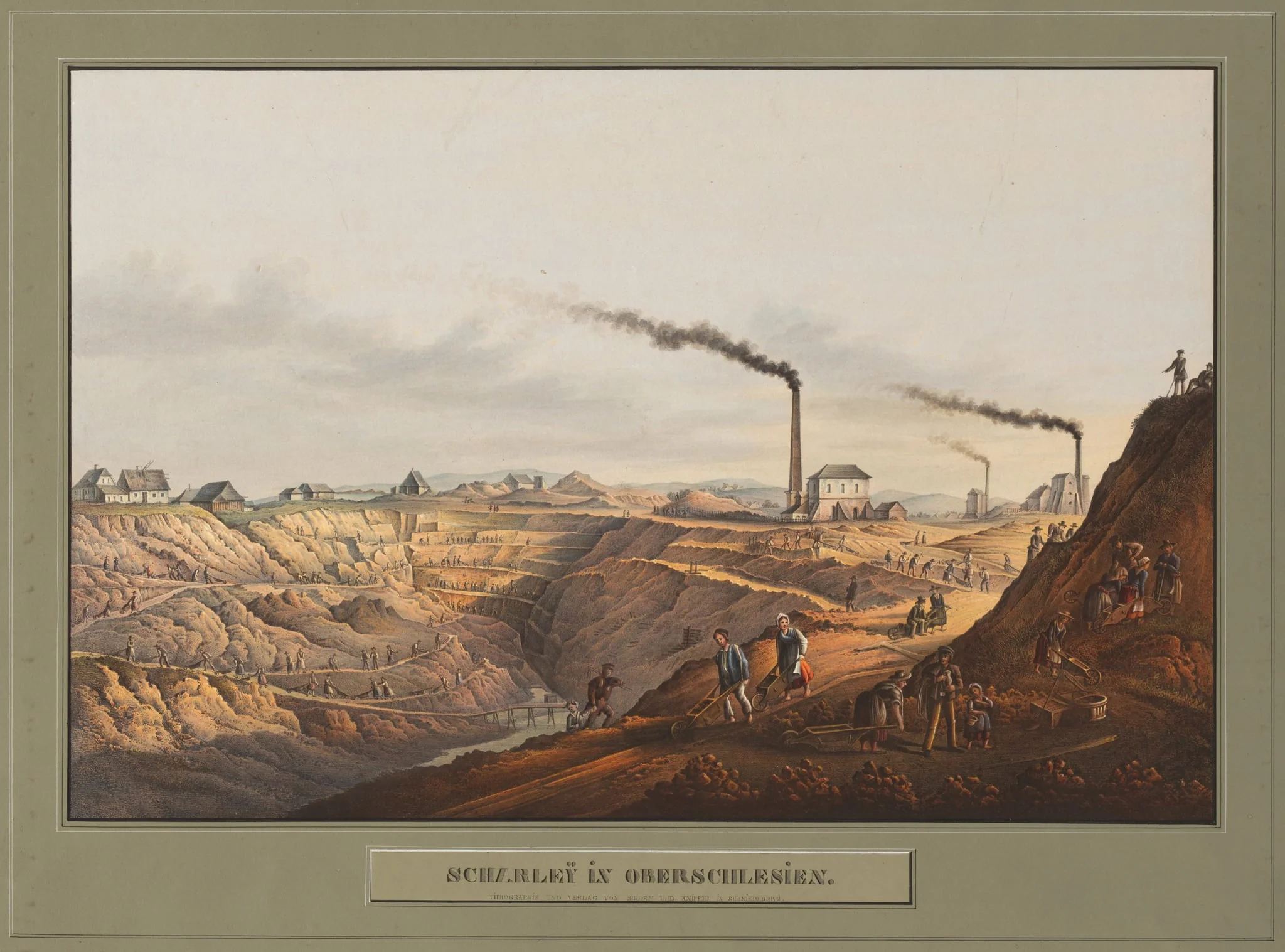 Scharley in Oberschleisien, by Carl Julius Rieden, 1850