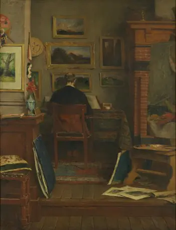 Interior of a studio