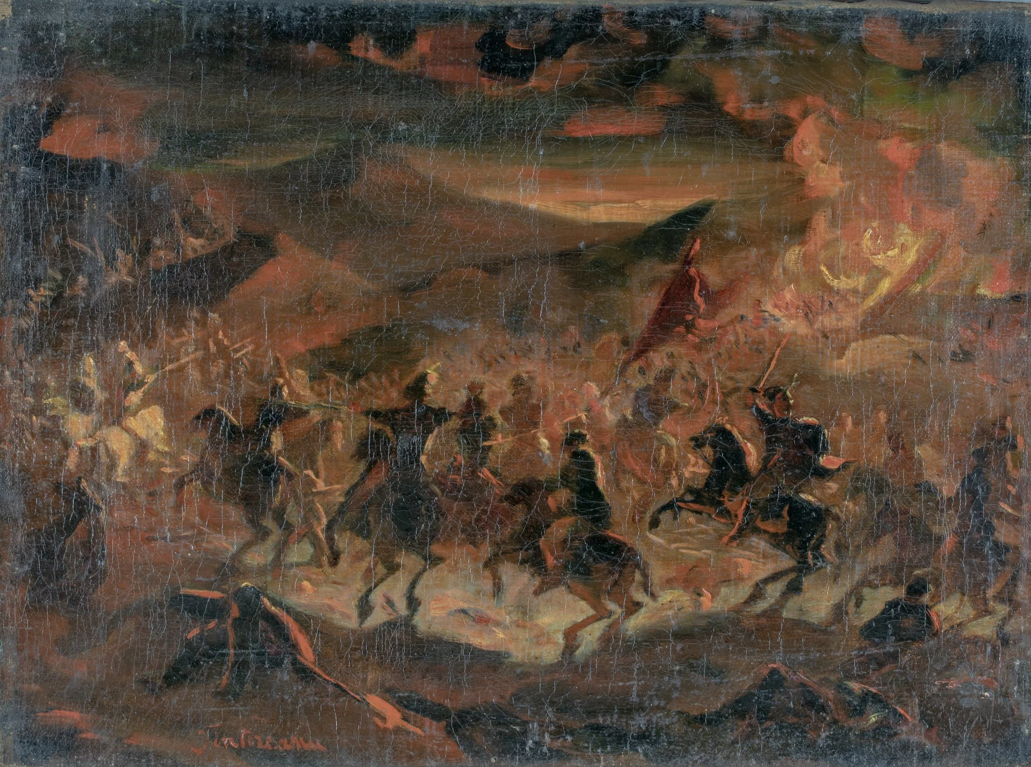 Lupta de la Baia, by Tintoreanu-Dimitriu Nicolae, unspecified
