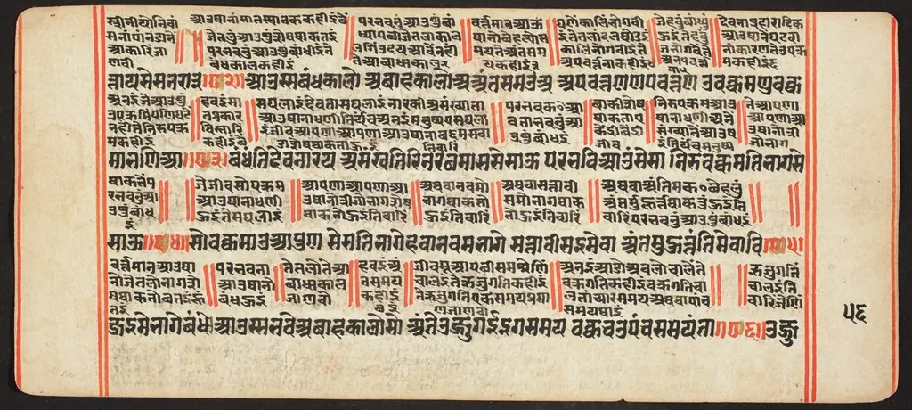 Tantric Manuscript, "Sangrahani Sutra"