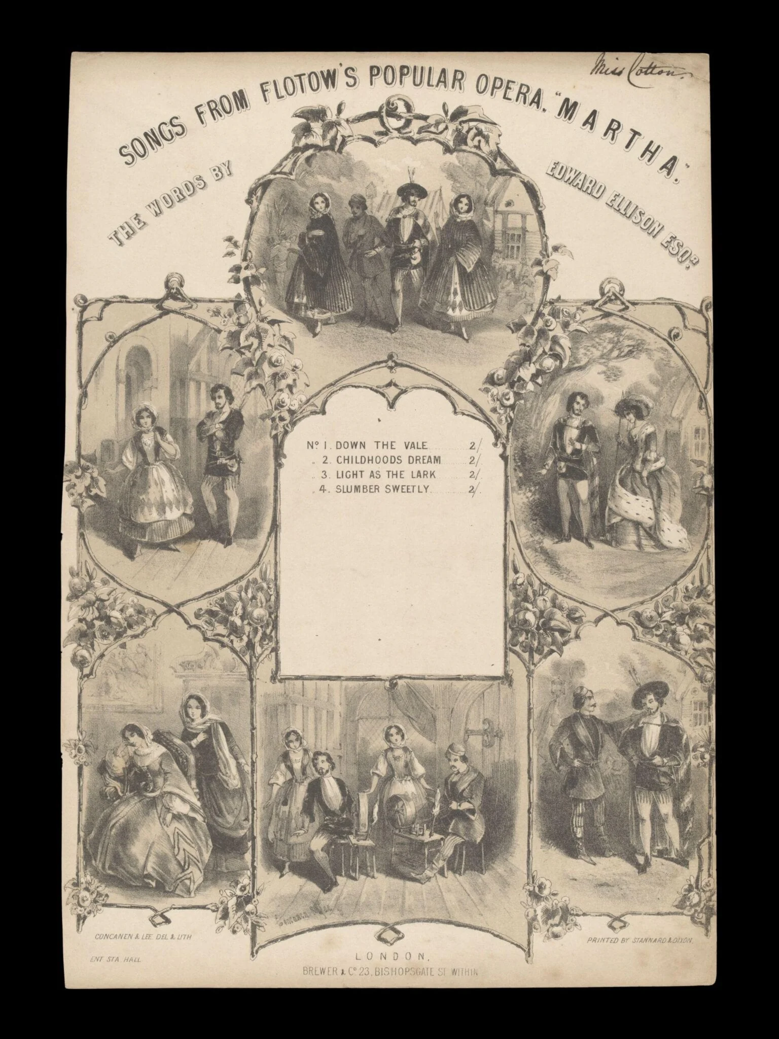 H Beard Print Collection, by Lee & Siebe Concanen, 1850