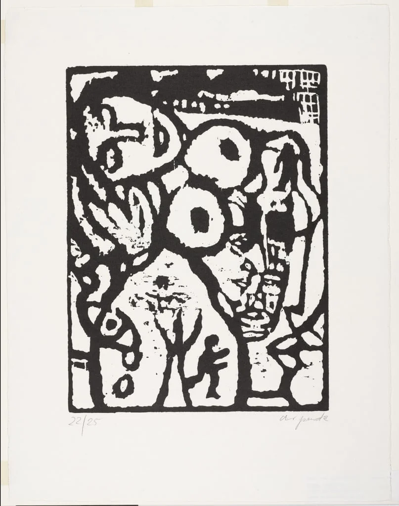 Untitled, by A.R. Penck, ink, 1978