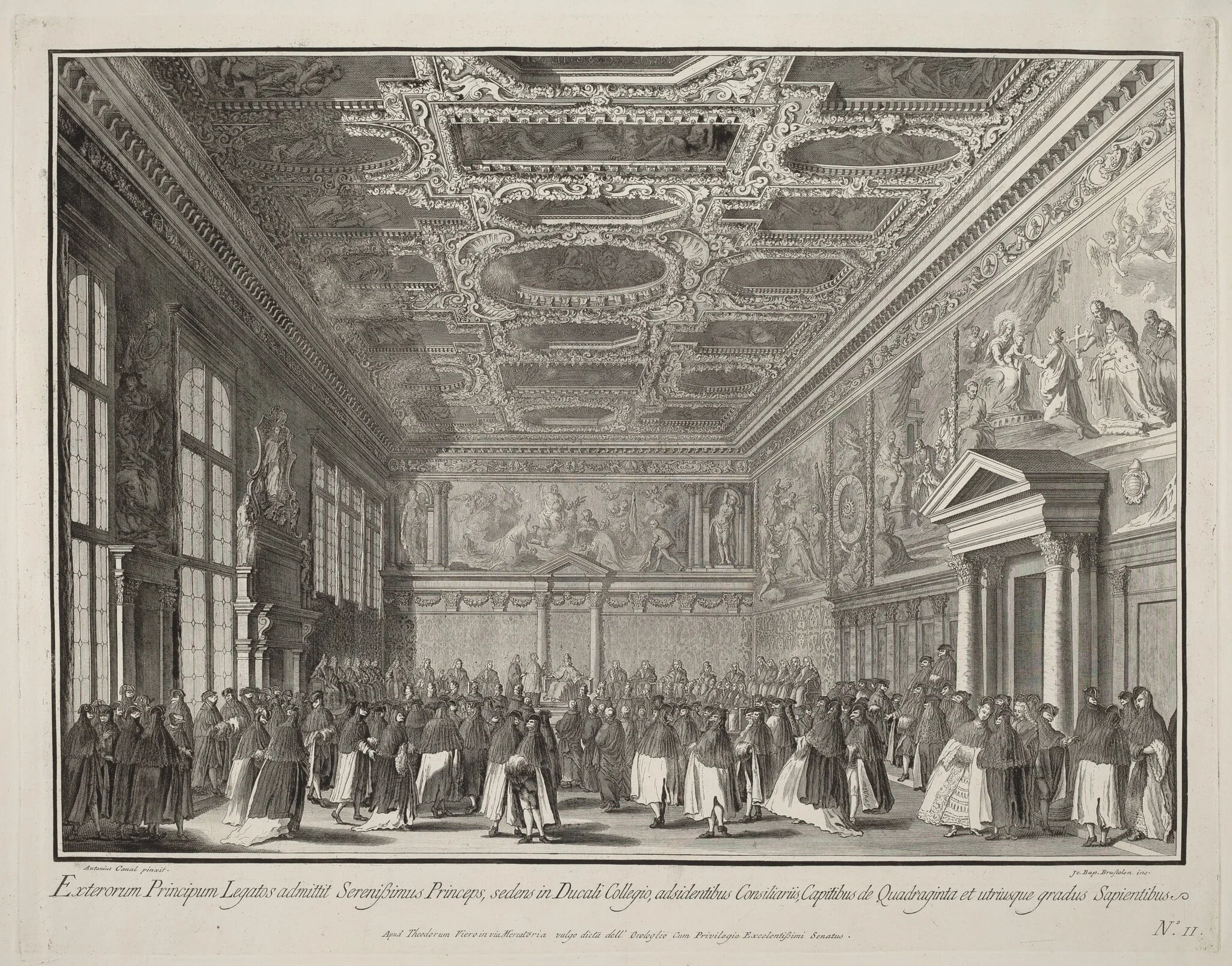 Reception by the Doge of Foreign Ambassadors in the Sala del Collegio