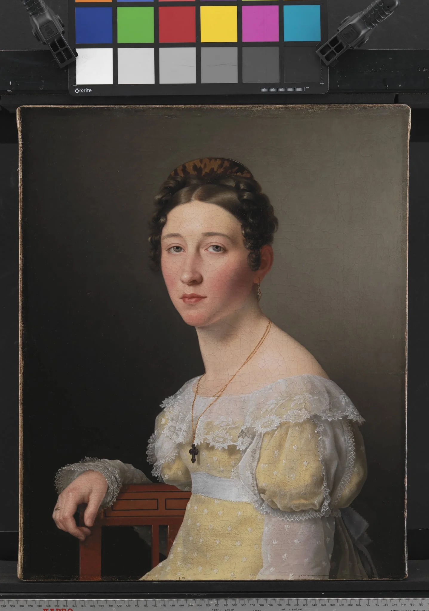 Portrait of Emilie Henriette Massmann, Betrothed of Frederik Wilhelm Caspar von Benzon, by Unknown artist, unspecified, 1820