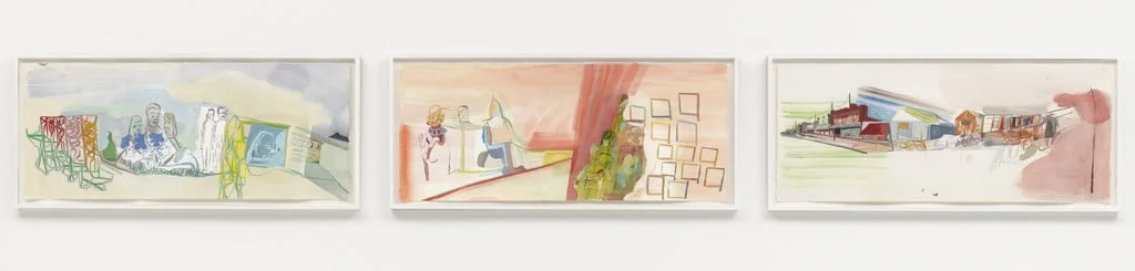 Untitled, by Amy Sillman, gouache, 2002